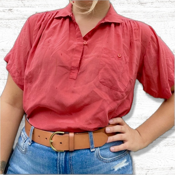 Vintage Silk Blouse - Picture 2 of 4